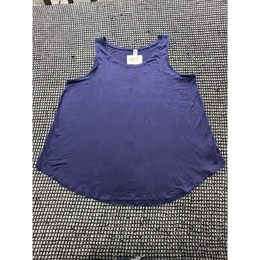 Old Navy Tank Top Womens XXL Purple Luxe Scoop Neck Flowy Jersey